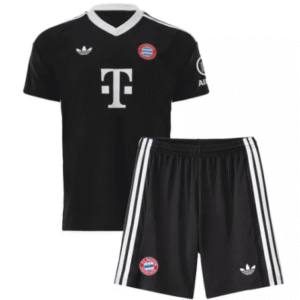 Bayern Munich Black Goalkeeper Kids Kit 24/25