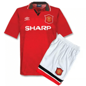 Retro Manchester United Home Kids Kit 94/96