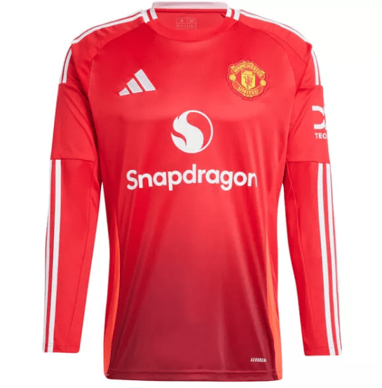 Manchester United Home Long Sleeve Shirt 24/25