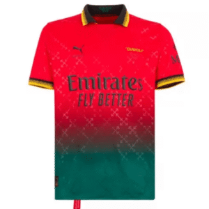 AC Milan X Off-White Fourth Shirt 24/25 – Red