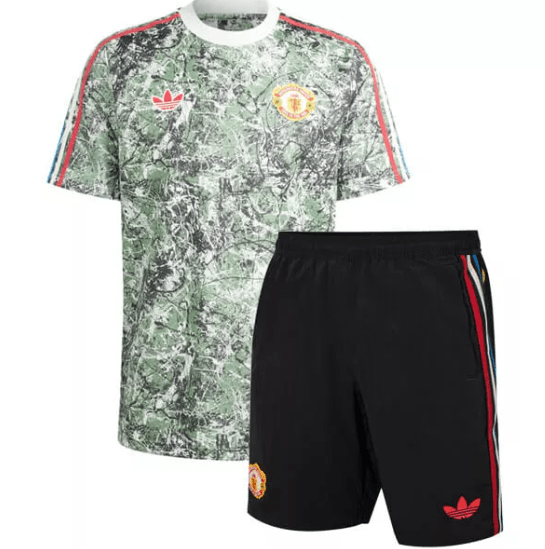 Manchester United X Stone Roses Kids Kit 2024
