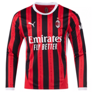 AC Milan Home Long Sleeve Shirt 24/25