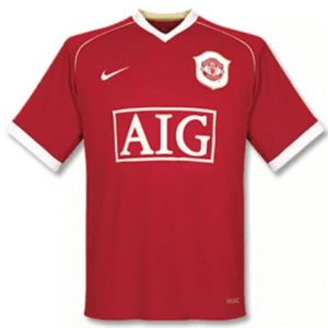 Retro Manchester United Home Shirt 06/07
