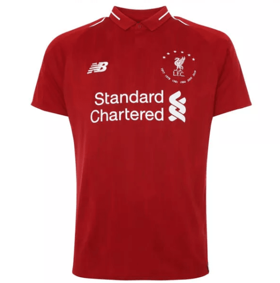 Liverpool 6 Time Euro Champions Shirt 18/19