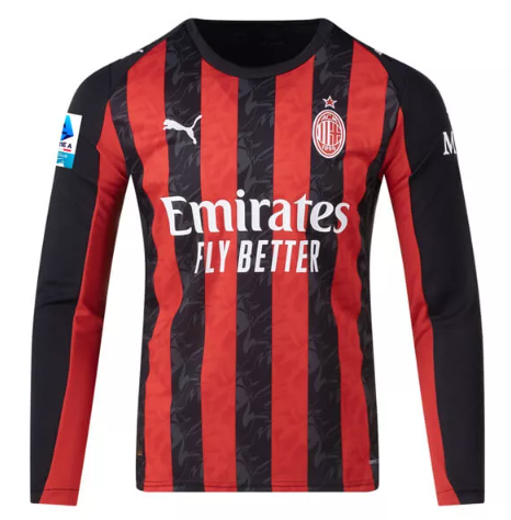 AC Milan Home Long Sleeve Shirt 25/26