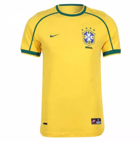 Retro Brazil Home Shirt 1998