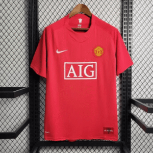 Retro Manchester United Home Shirt 07/08