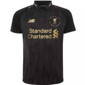 Liverpool Black 6 Time Euro Champions Shirt 18/19