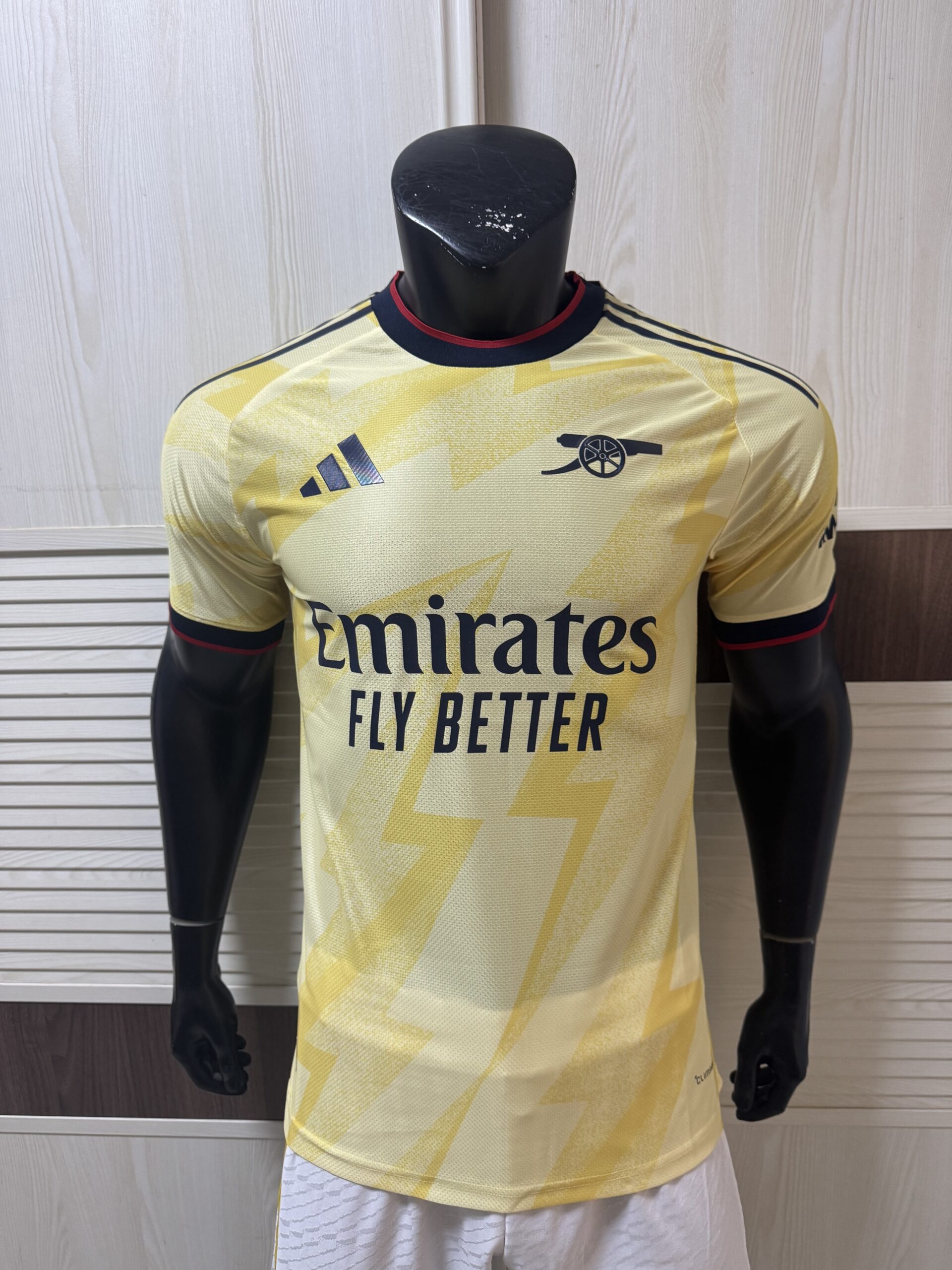 Adidas Arsenal 2026-27 Third Football Shirt – Yellow Lightning Bolt Jersey