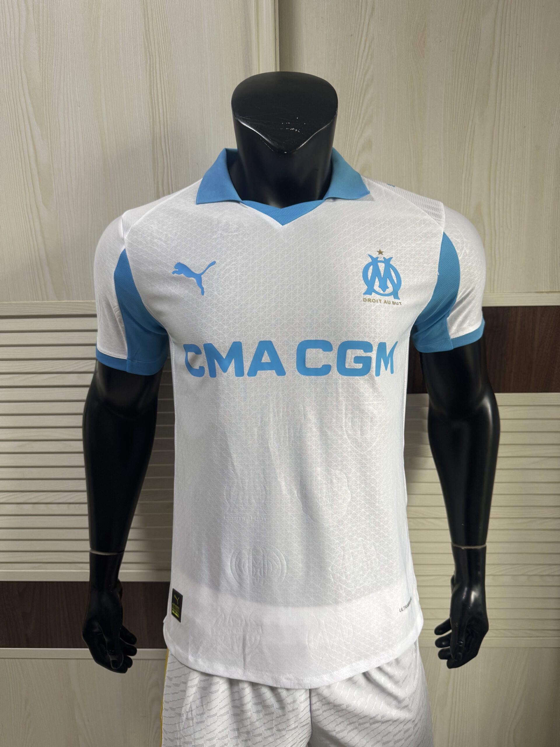 Olympique de Marseille (OM) Home Player Version 2025/2026