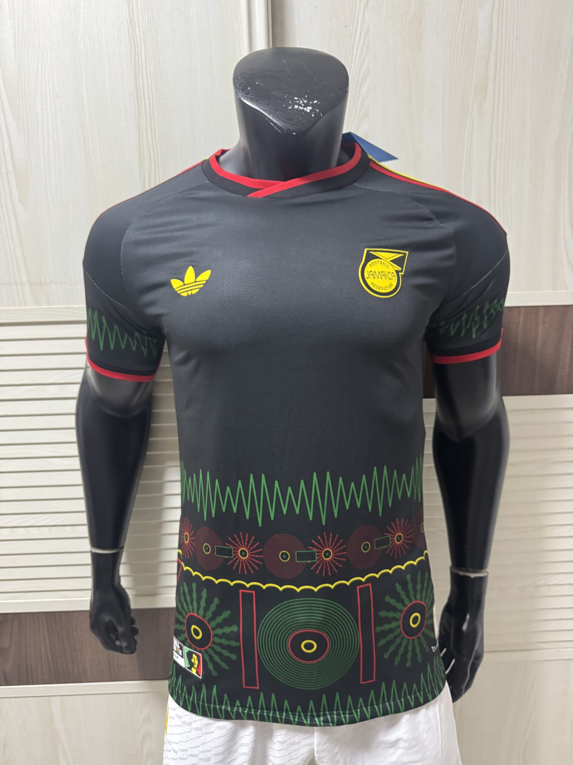 Adidas Jamaica 2026 x Bob Marley Away Replica Jersey – Black | Reggae Boyz | World Cup 2026 | Football Is Freedom
