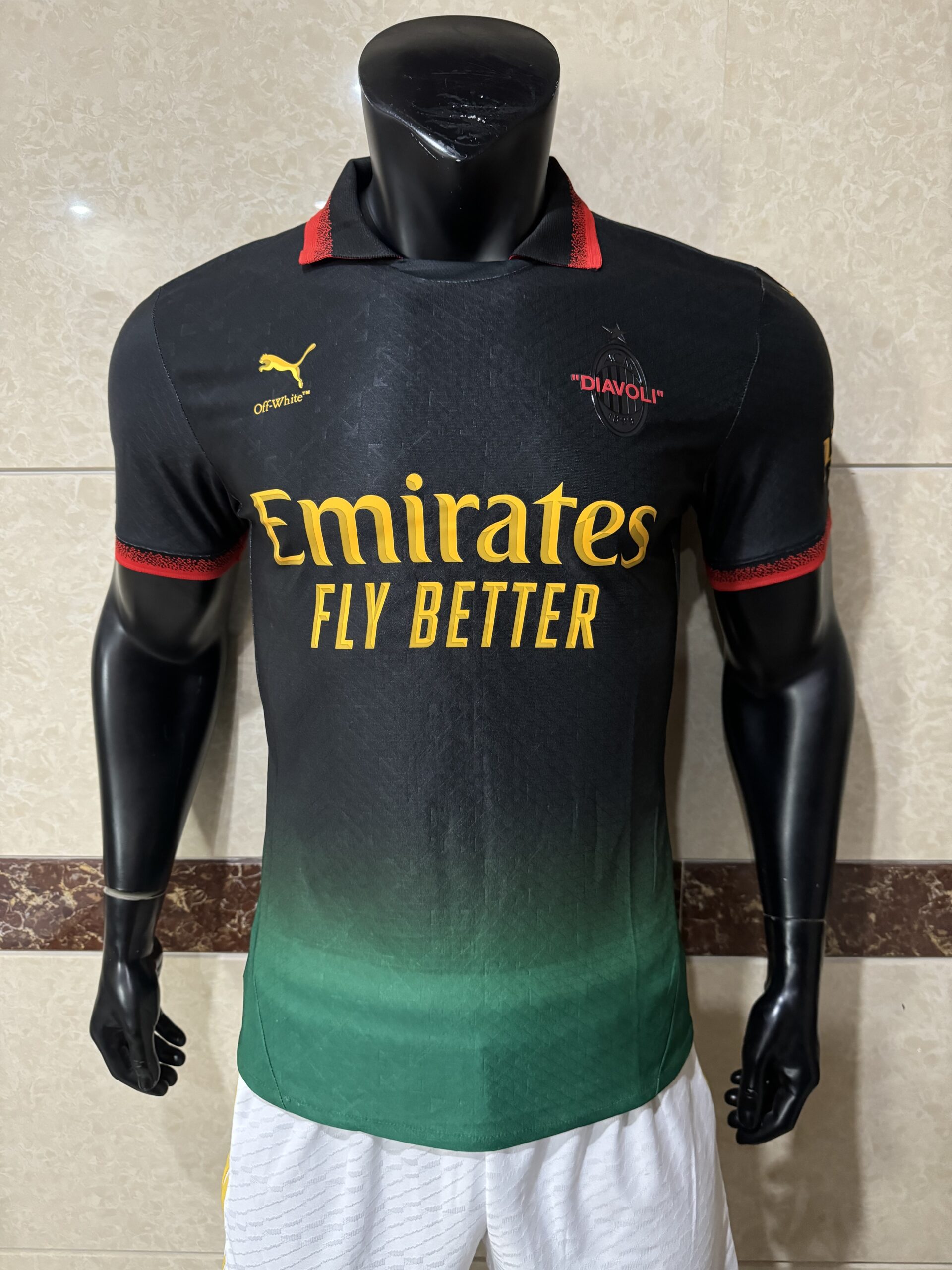 Puma x AC Milan x Off-White 2024-2025 Fourth T-Shirt